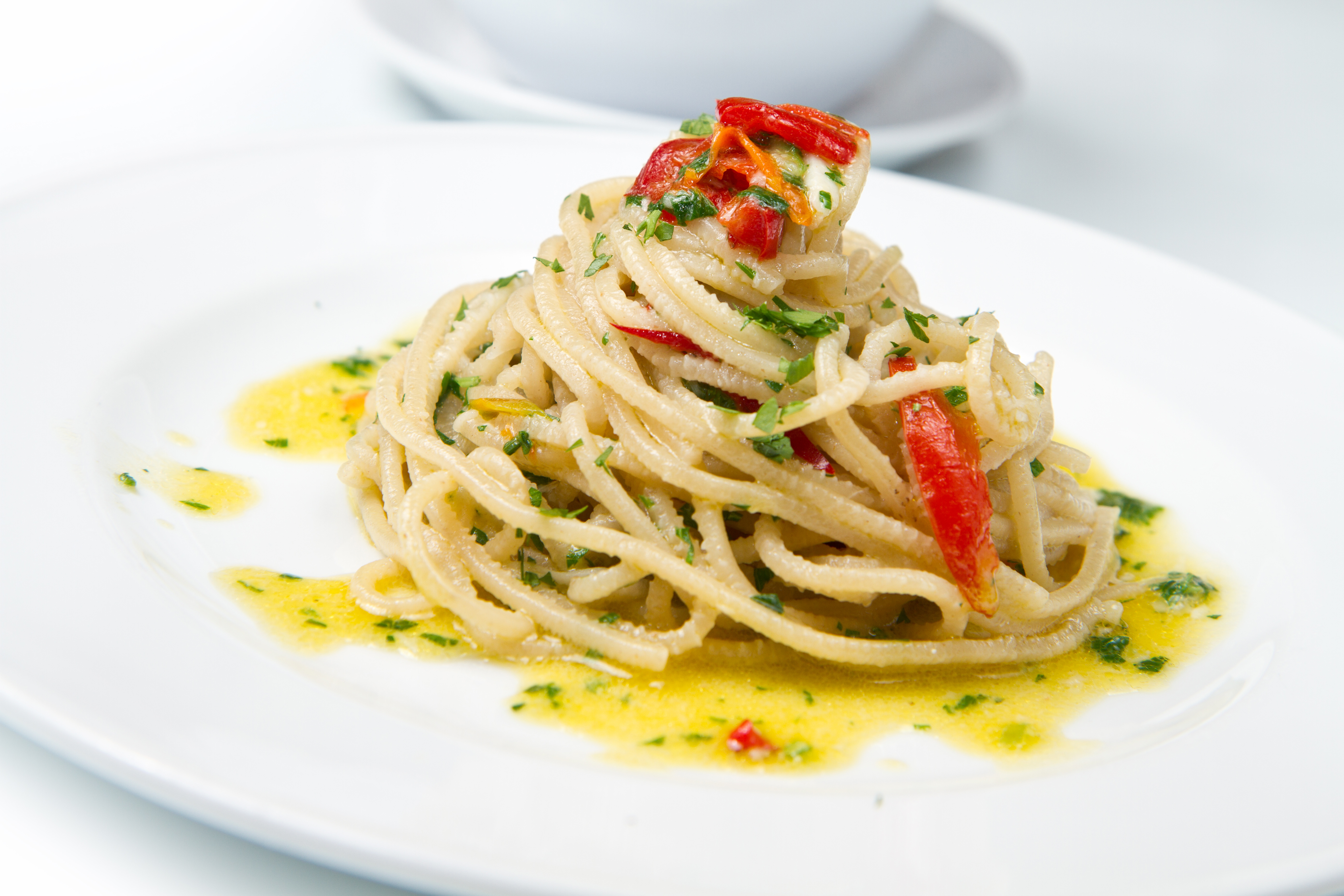 Aglio Olio met Olivarera