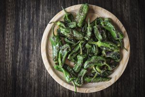 Pimientos de Padrón met Olivarera Olijfolie